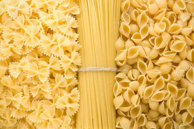 12311468-set-of-raw-pasta-as-background